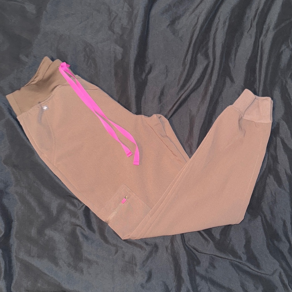Figs Smokey Taupe Zamora jogger xs petite